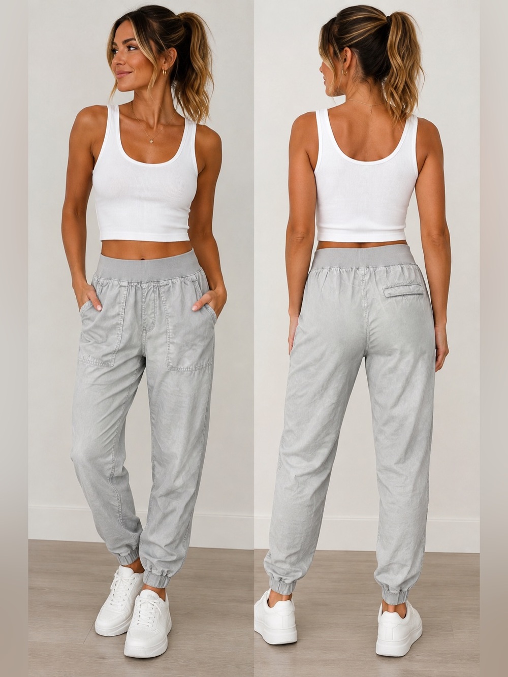 Faherty Sage Green Utility Jogger Pants XS Relaxed Coastal Casual